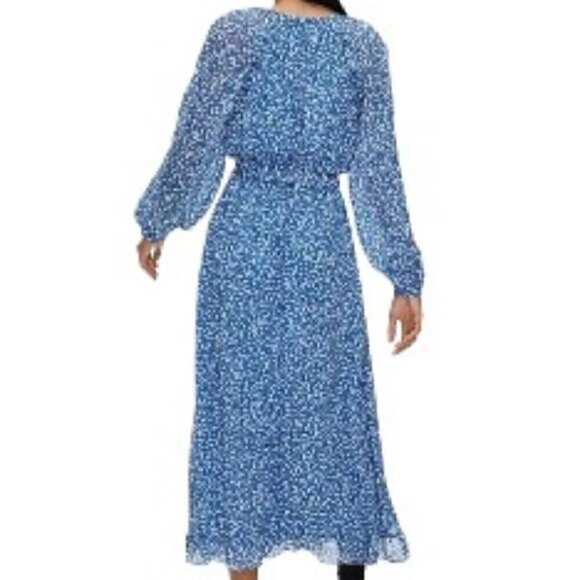 NWOT Little Moon Black & White Florals Print Verbenna Maxi Dress - Picture 12 of 12